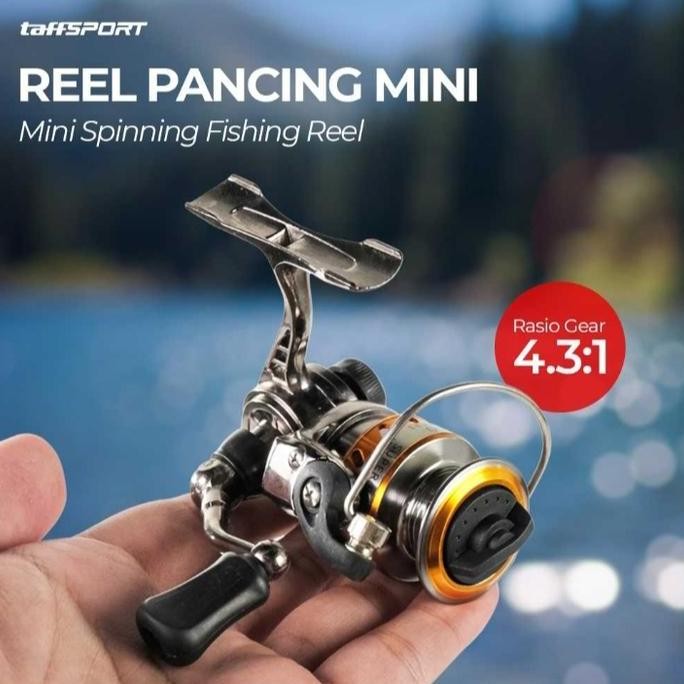 MN 100 Reel Pancing Mini Full Metal Spinning Fishing Reel 4.3:1