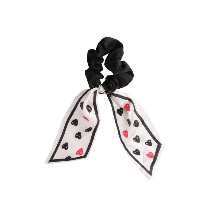 Stroberi Fabric Bow Tied Hair Tie