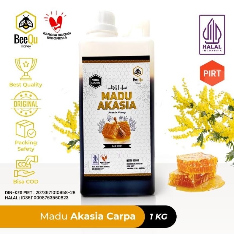 

(Terbaru) Madu Hutan Akasia Carpa Murni Asli 100% Tanpa Campuran - BeeQu Honey (Terlaris)