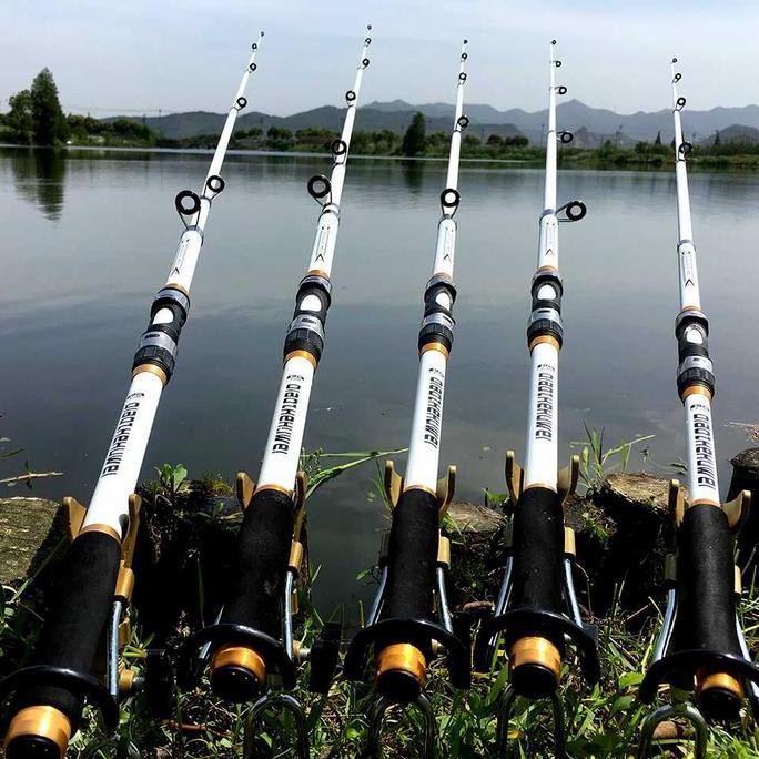 Joran Alat Pancing Ikan Laut Sungai Ghotda Telescopic Carbon Fiber