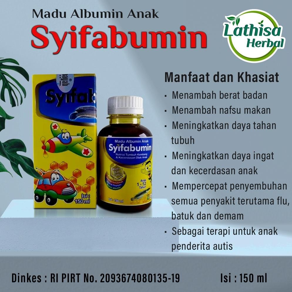 

(Terbaru) Madu Anak Syifabumin Vitamin Anak Nafsu Makan Kecerdasan Anak Madu ikan gabus Temulawak Pegagan (Terlaris)
