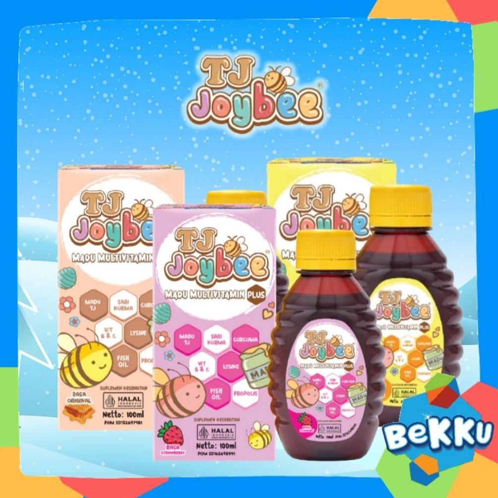 

(Terbaru) Madu TJ Joybee 100ml - Madu Multivitamin Anak - Meningkatkan Nafsu Makan & Daya Tahan Tubuh - Bekku (Terlaris)