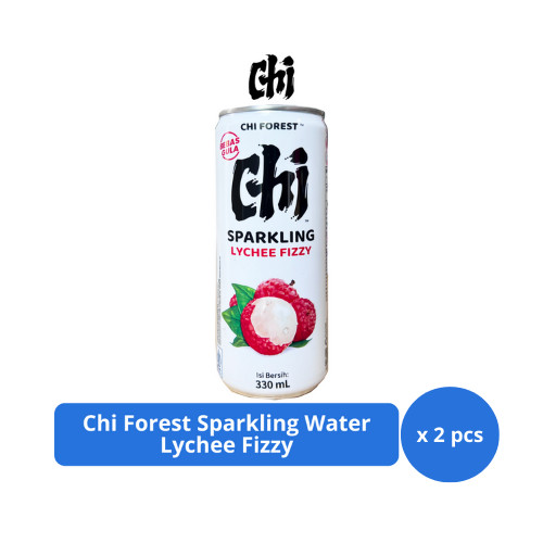 

Chi Forest Sparkling Water Lychee Fizzy 330ml x 2 pcs