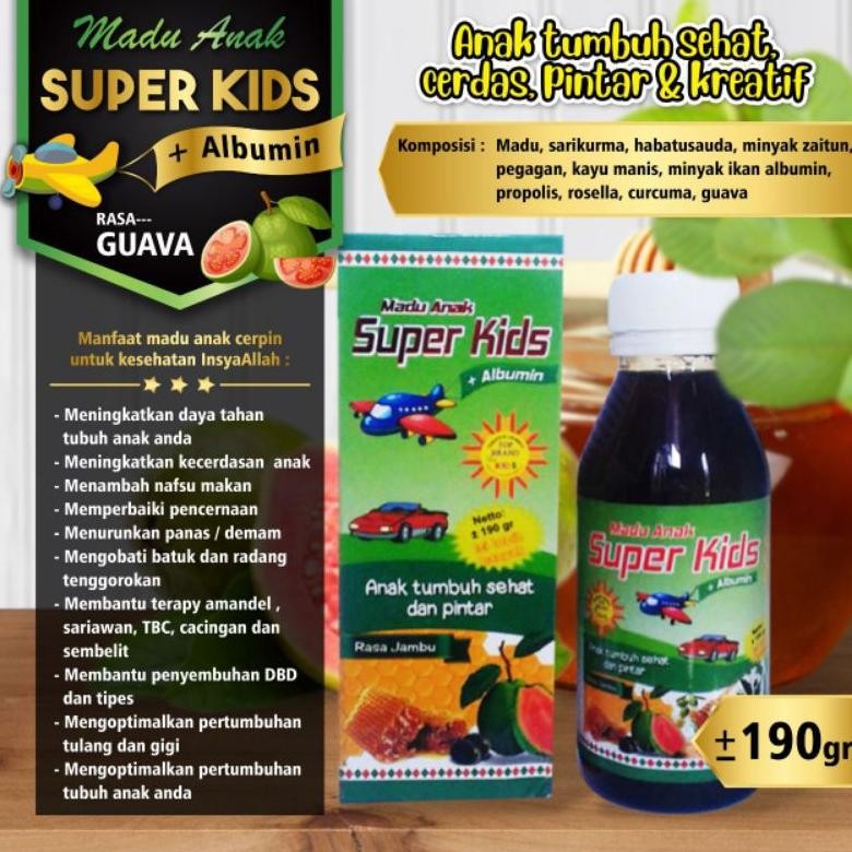 

(Terbaru) MADU ANAK SUPERKIDS Pereda Batuk Pilek Radang Penurun Panas penambah Nafsu Makan Meningkatkan Kecerdasan Daya Tahan Tubuh vitamin suplemen pertumbuhan anak mengurangi gejala amandel (Terlaris)