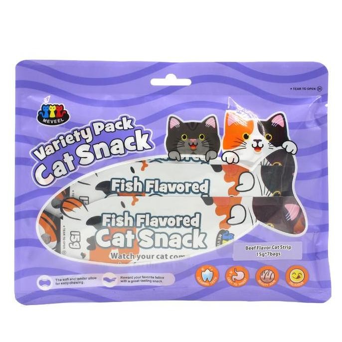 Meveel Cat Snack Kucing Strip