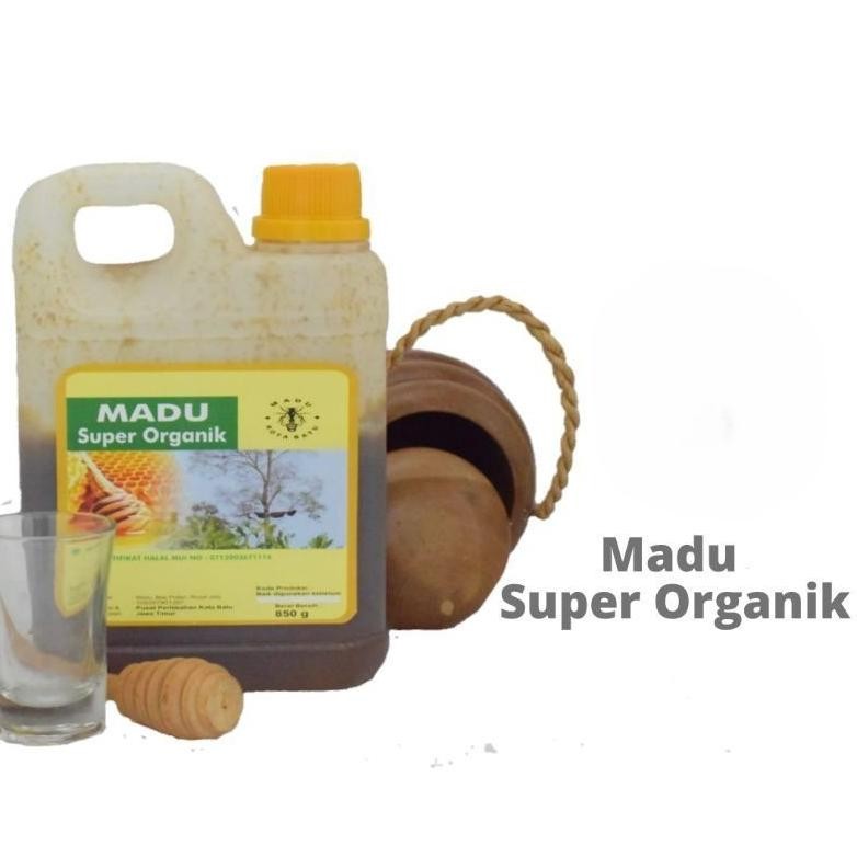

(Terbaru) Madu Super Organik, Madu Hutan 3 in 1 Plus Beepollen dan Royal Jelly Kemasan Jerigen Netto 850gr (Terlaris)