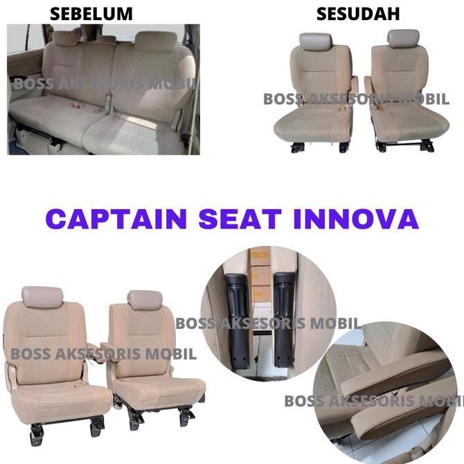 Merubah Jok Asli ke Captain Seat Innova