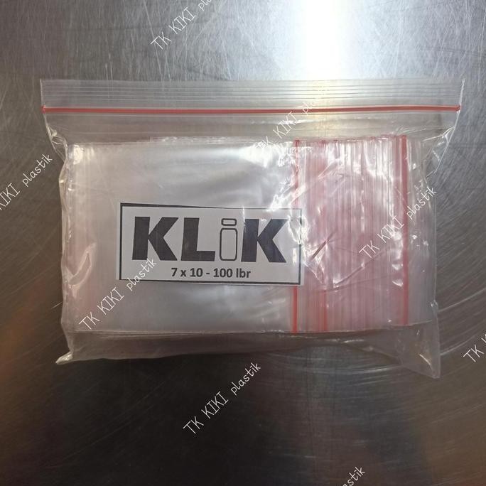 ] Plastik Klip / zip / obat 10x7cm