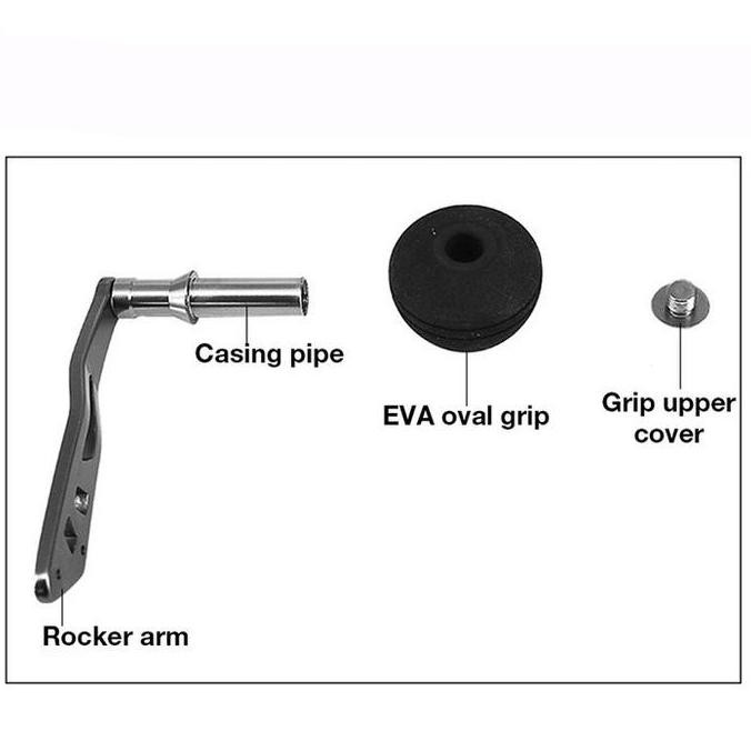 Single Handle Reel BC Eva - Handle Jigging Baitcasting - Repair for Baitcasting DIY - Power Fishing 