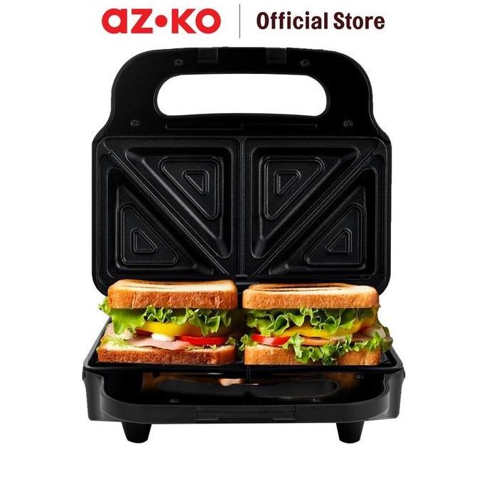 Kris Toaster Sandwich 2 Slice - Hitam Deep, Pembuat Camilan