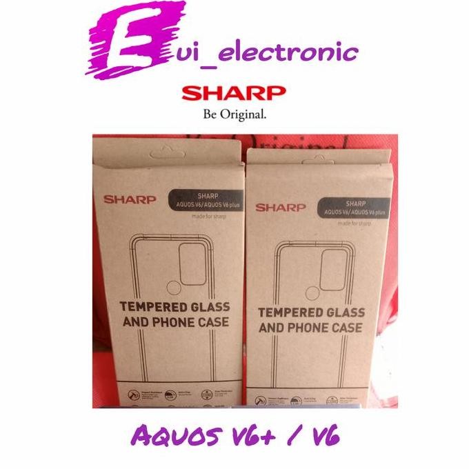 BEBAS ONGKIR - SHARP SOFT CASE ORI AQUOS V6+ / V6