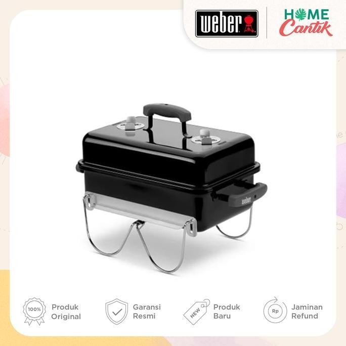 WEBER Go Anywhere Charcoal Grill BLK 121908 CO