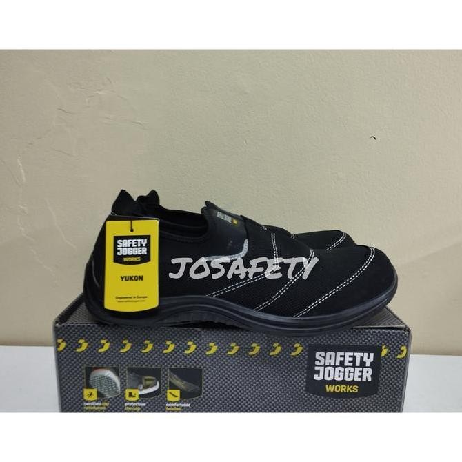 TERLARIS - Sepatu Safety Jogger Yukon Black SP