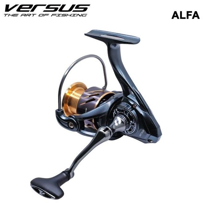 [Bisa COD] Reel Versus ALFA - Power Handle - New Clicker System