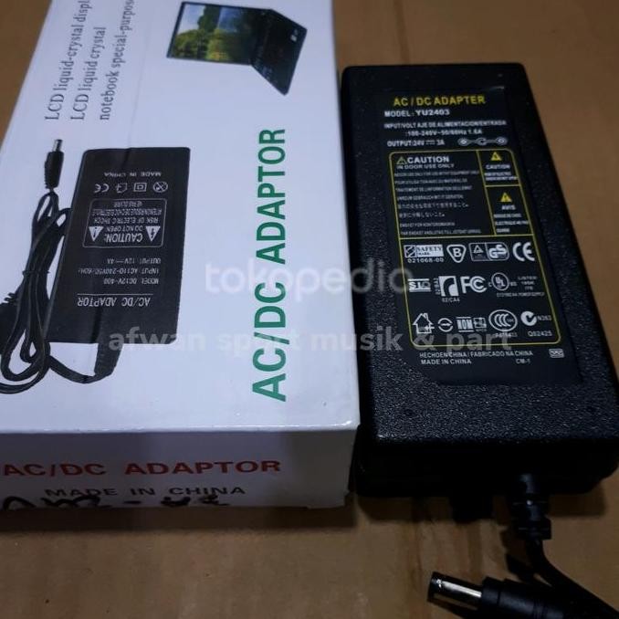 Adaptor /Power Supply 12 ~ 24 Volt / 2 ~ 5 Ampere .