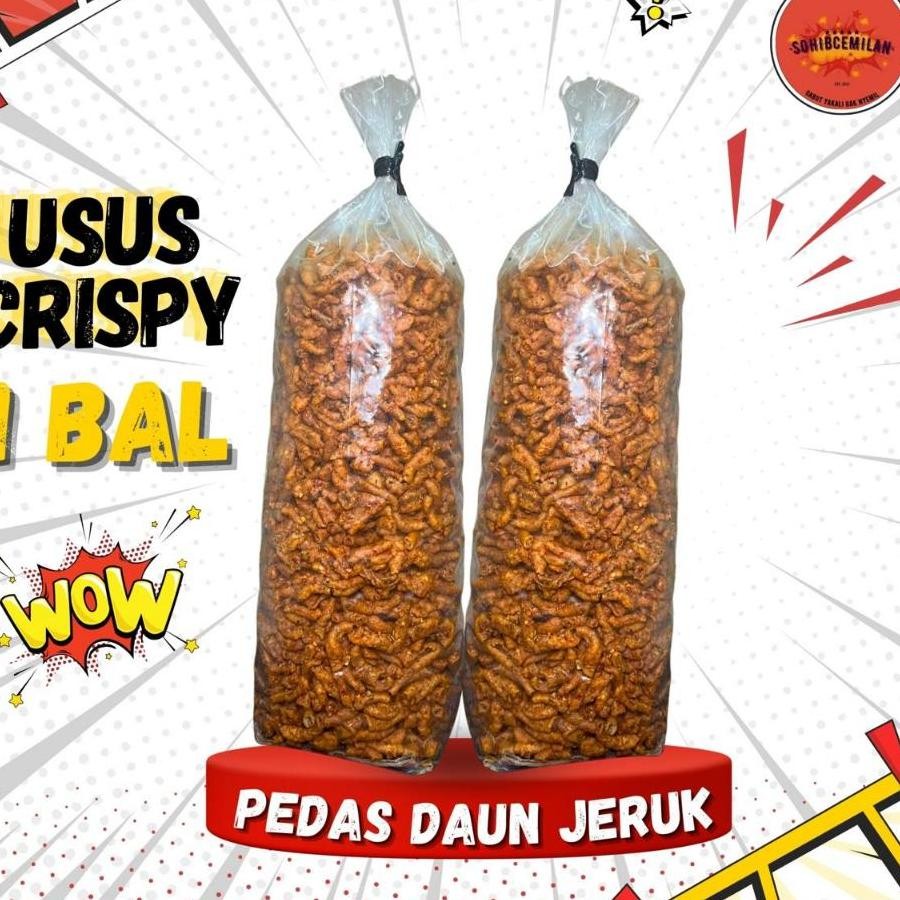 

Keripik Usus Ayam Crispy Pedas Daun Jeruk 2Kgusus Cripsy Ball Ballan.