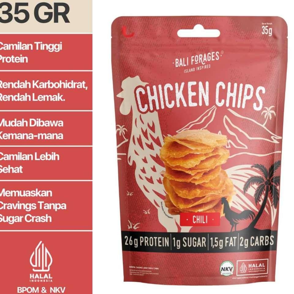 

Chien Chips Chili Crispy Bali Forages Keripik Daging Ayam Krispi