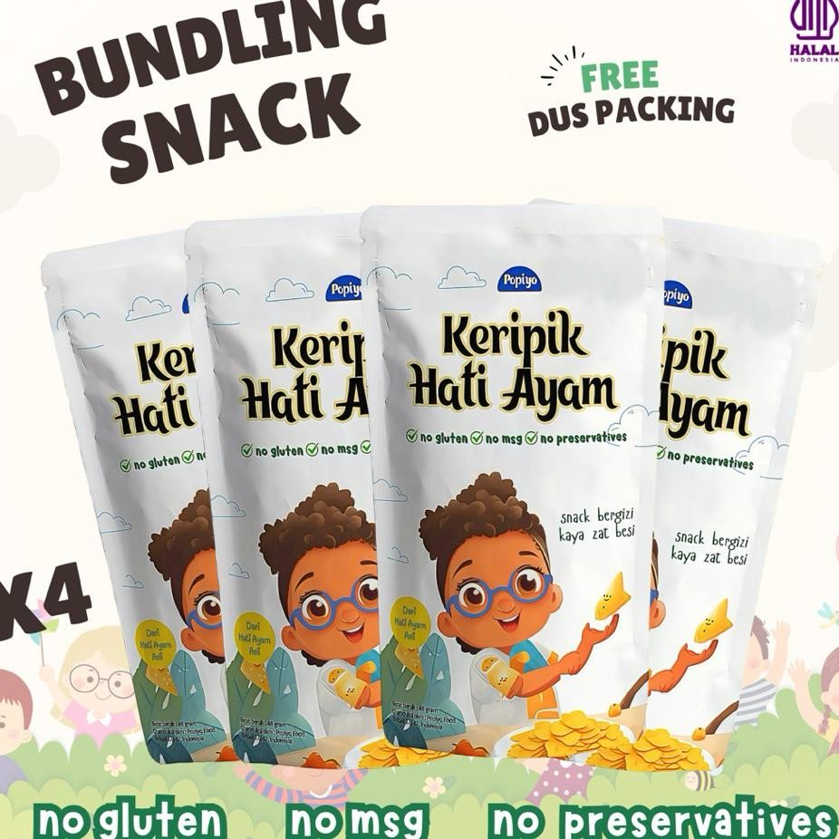 

Bundling Keripik Hati Ayam Cemilan Sehat Anak Tinggi Protein Zat Besi Favt Ibu Dan Anak