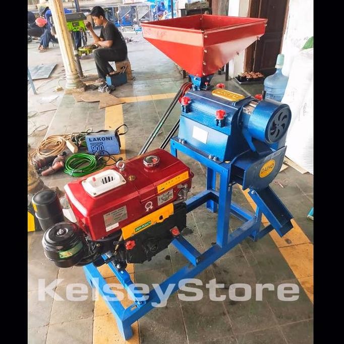 cusss order] Selep Padi Mini Selepan Lengkap Mesin Diesel Solar 8 hp