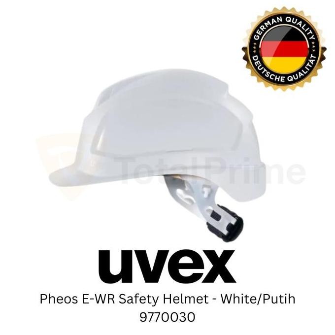 PROMO - Uvex Pheos E - Uvex Pheos E-WR Safety Helmet 977000 - White