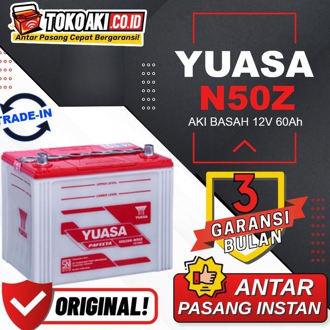 TERMURAH - Aki Toyota Crown 200-208 - Yuasa Pafecta N0Z - 60Ah