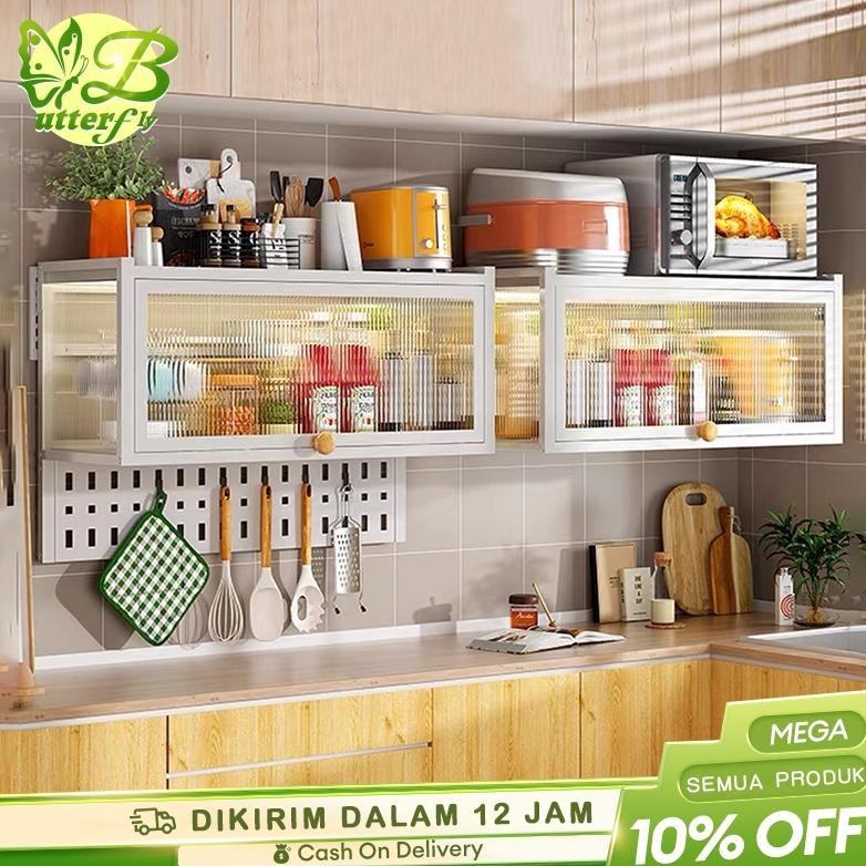 Lemari Dinding Dapur / Rak Dapur Gantung  / Rak Bumbu Dapur Dinding / Lemari Dapur Gantung / Pegboar