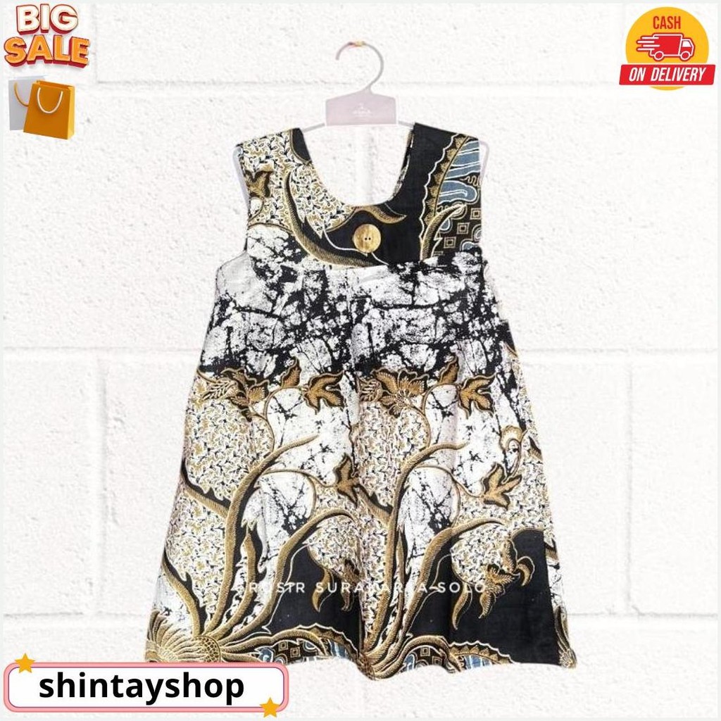 Dress Batik Anak Model Erika Original Produk