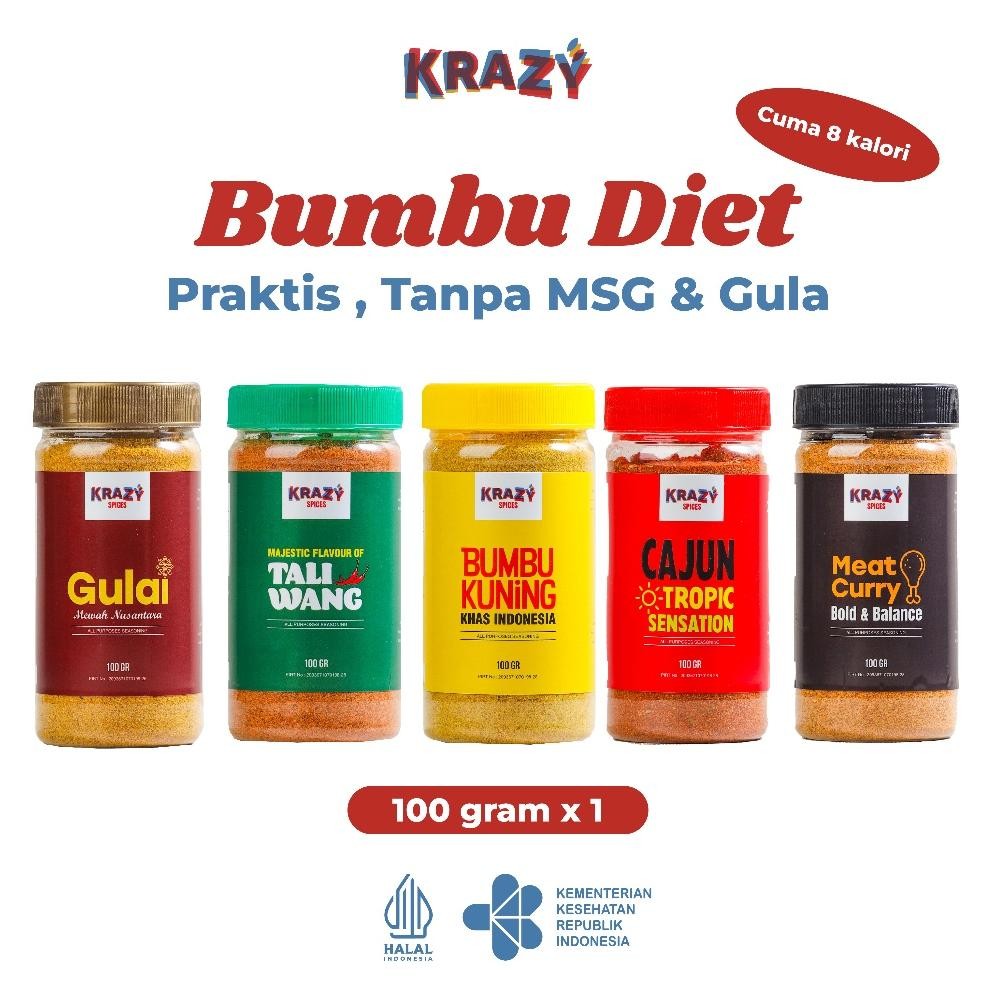 

Krazy Spices Bumbu Diet Marinasi Dry Rub 100 Gr