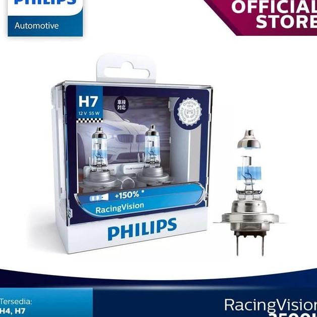 Philips Racing Vision H7 Bohlam Lampu Mobil