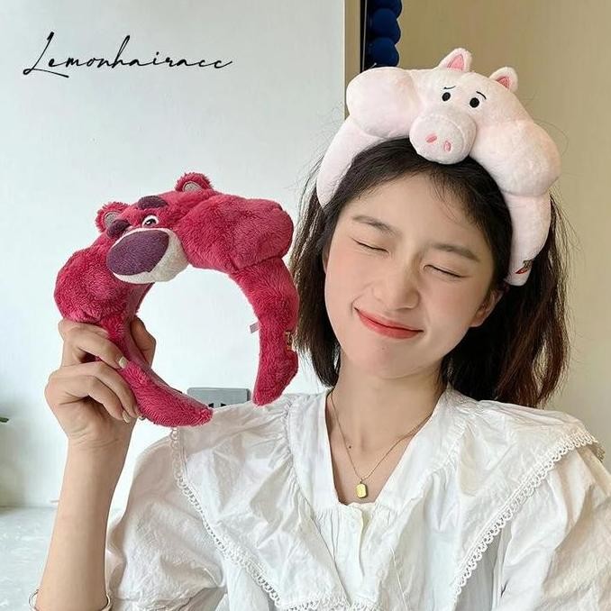 Bando Headband Lotso Hamm Babi Toy Story Karakter Disney. JS