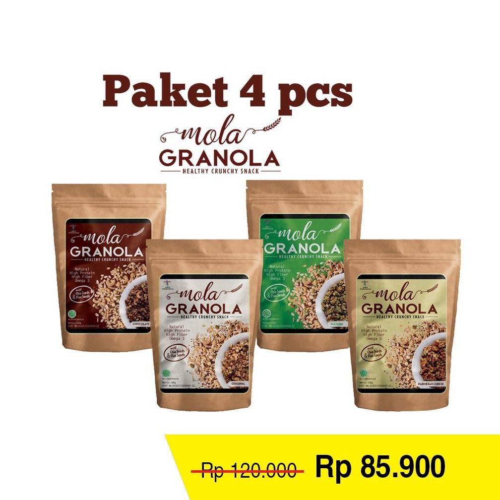 

4 pcs Mola Granola / Muesli