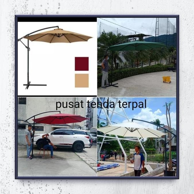 payung tenda gantung/payung taman pantay, shower