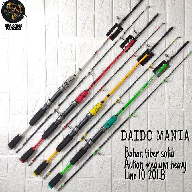 Paket Pancing Laut Murah Daido Manta dan Joran 180 CM Langkap Original