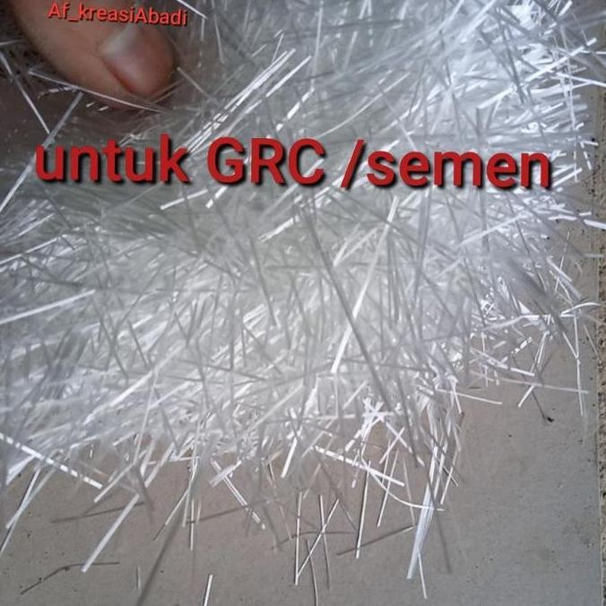 SERABUT BAHAN GRC SEMEN, FIBERGLASS CTG-ER ROVING ASLI KILOAN /1KG ORIGINAL DAN TERPERCAYA