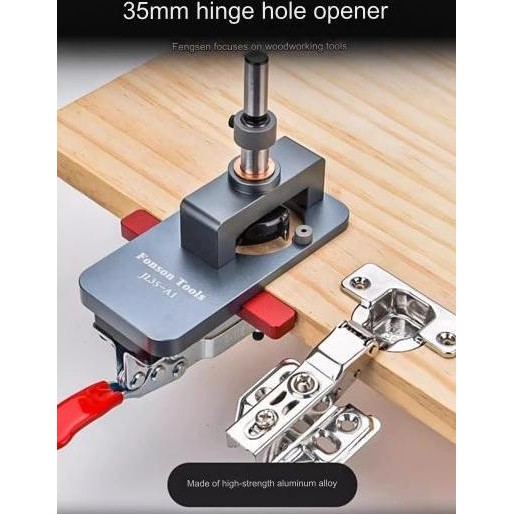 CONCEALED HINGE JIG GUIDE JIG ENGSEL SENDOK METAL ORIGINAL DAN TERPERCAYA