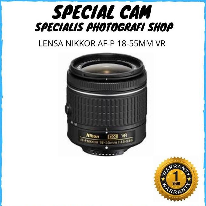 Lensa Nikon Af-P 18-55Mm Vr / Lensa Nikon 18-55Mm Vr Allshop