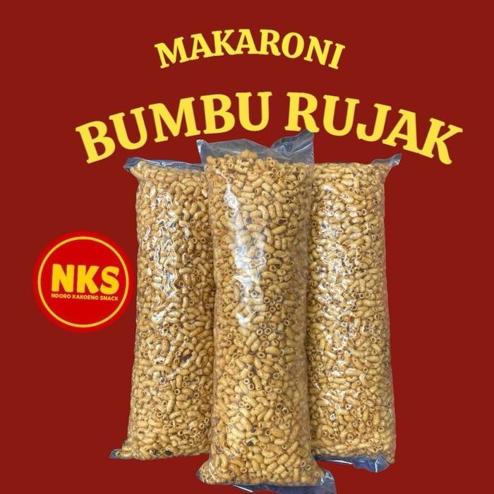 

LS MAKARONI PIPA BANTAT BUMBU RUJAK NKS 1 BALL 1kg Food Snacks Camilan Makanan Macaroni Makroni