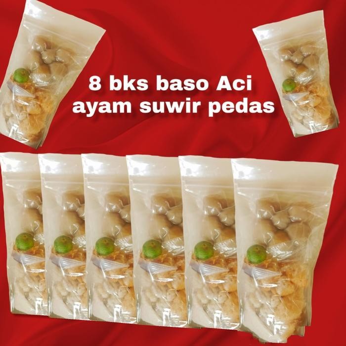 

LS BASO ACI AYAM SUWIR PEDAS 8 BKS Makanan Instan