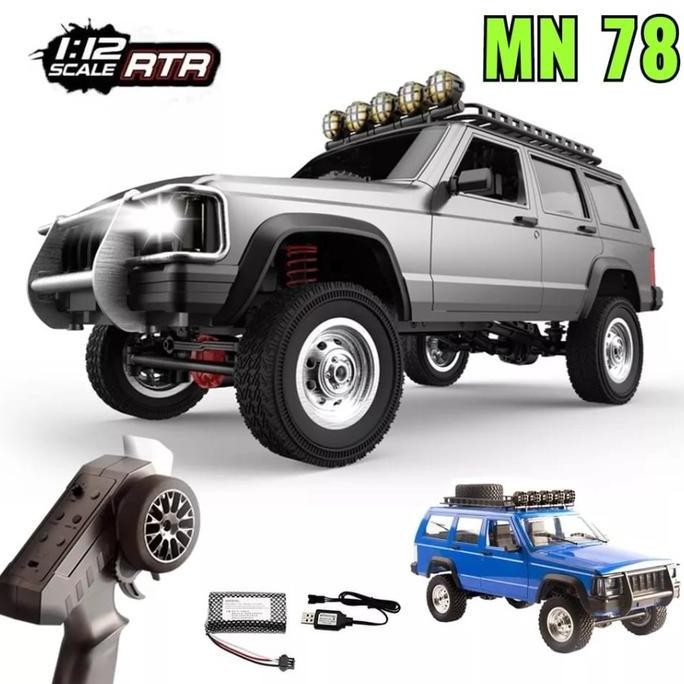 TERBARU - RC Mobil Jeep Cherokee MN 78 MN78 RTR /2 4WD Off Road Adventure RTR Mobil Off Road