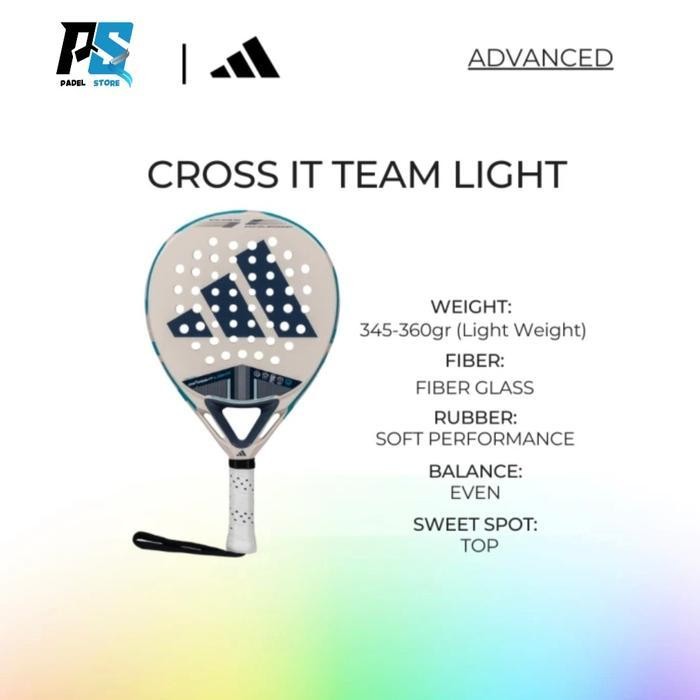 FS ADIDAS CROSS IT TEAM LIGHT PADEL RACKET | RAKET PADEL RAKET ADIDAS