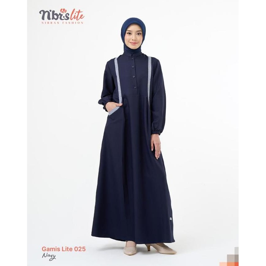 DS7 >> GAMIS LITE 025 NIBRAS Material Berry Skin mix Motif Salur Ventura