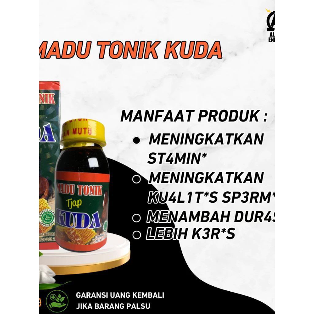 

Madu pria perkasa (privasi aman) Madu Tonik Kuda Hijau Madu Stamina Pria Kuat Tahan Lama / Madu Pria sejati Manjur