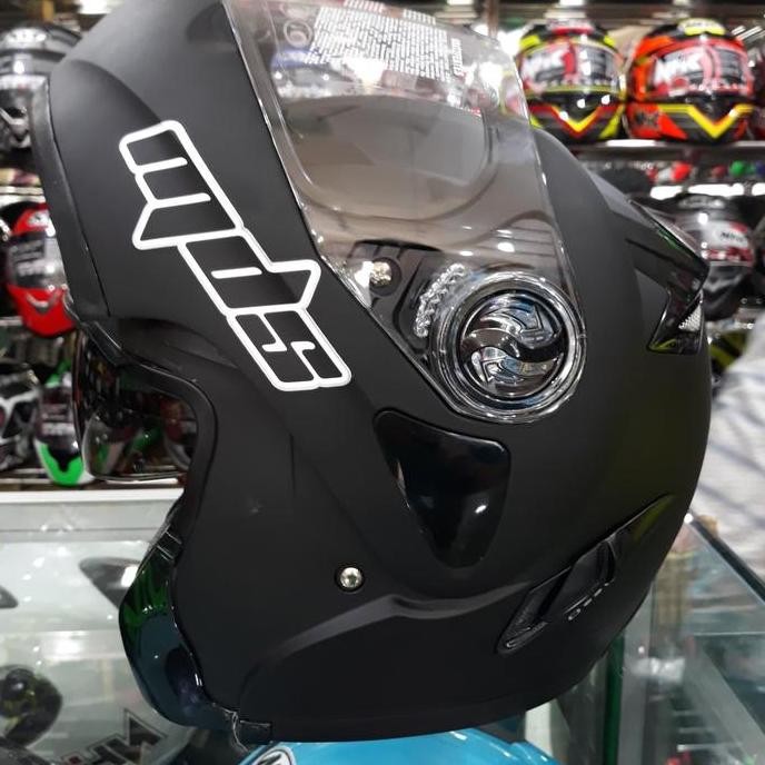 PROMO DISKON - Helm Modular MDS Prorider Solid Black Doff