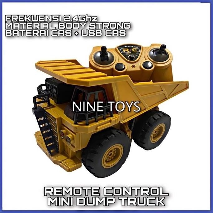 TERLARIS - REMOTE RC TRUCK REMOTE CONTROL DUMP TRUCK TRUK KONTRUKSI CONTRUCTION TRUK PASIR