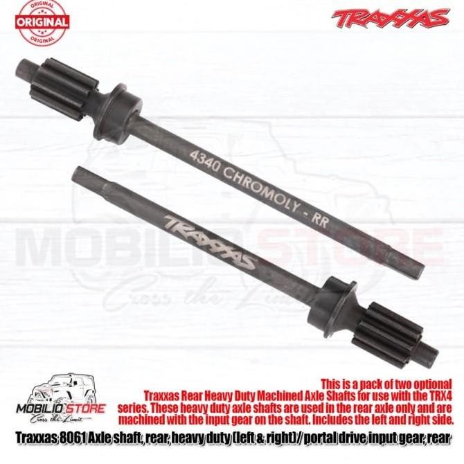 PROMO DISKON - Traxxas #806 Axle Shaft Rear Heavy Duty Portal Drive Input Gear TRX4