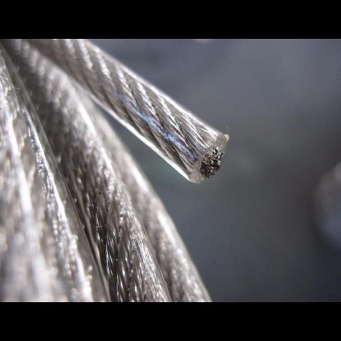 Termantab] 8MM 8 MM KAWAT SELING SLING BAJA LAPIS PLASTIK PVC WIRE ROPE GALVANIS