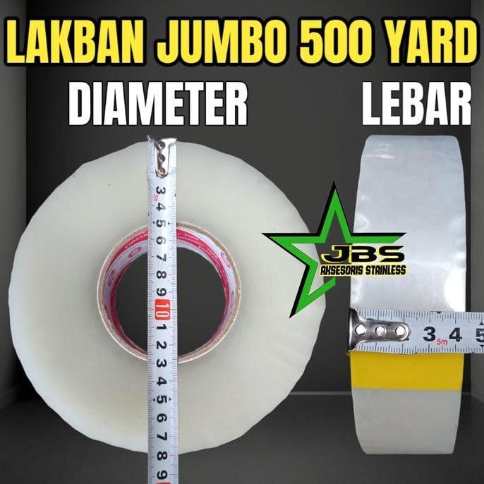 %$%$%$%$] LAKBAN 500 YARD FULL BENING/ LAKBAN JUMBO 2 INCH PUTIH