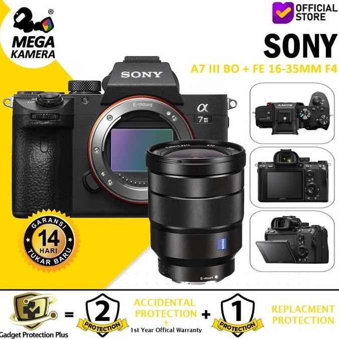 Sony Alpha 7Iii / A7 Iii Mirrorless Camera A7Iii + Fe 16-35Mm F4