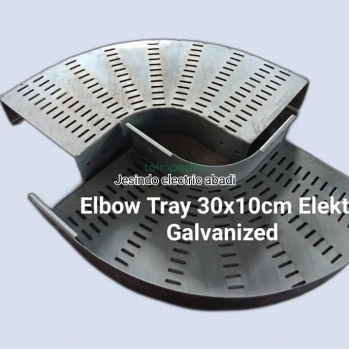 Elbow Tray / Horizontal Elbow 300 X 100 /Electro Galvanis Baru