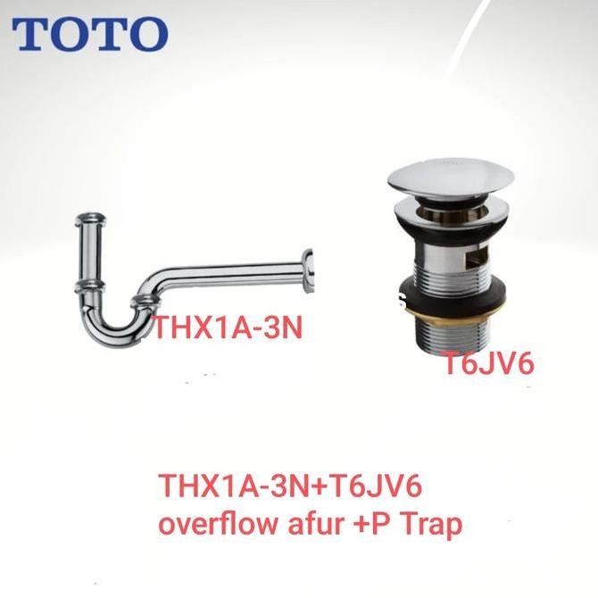 PROMO - TOTO afur Overflow T6JV6 P Trap wastafel THXA-N